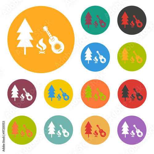 Tourist parking icon