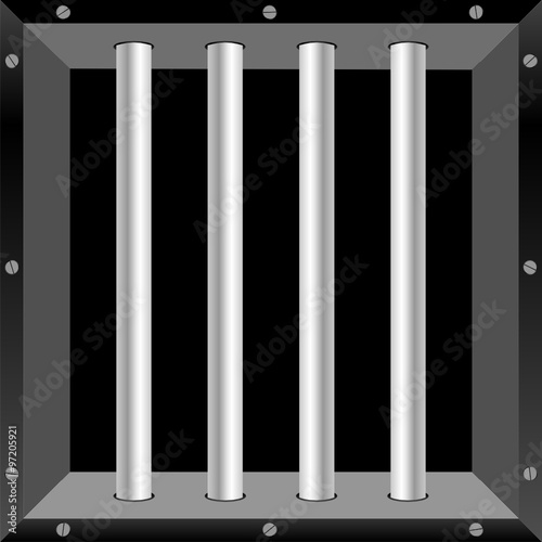 prison window vector illustration part two background