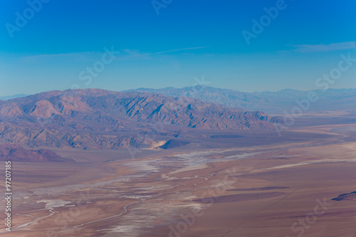 Panorama of the Death Valley from above