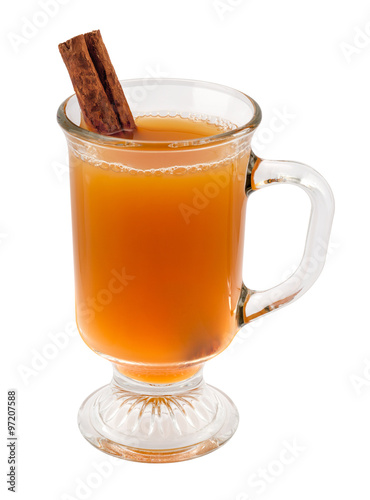 Vászonkép Apple Cider and Cinnamon Stick