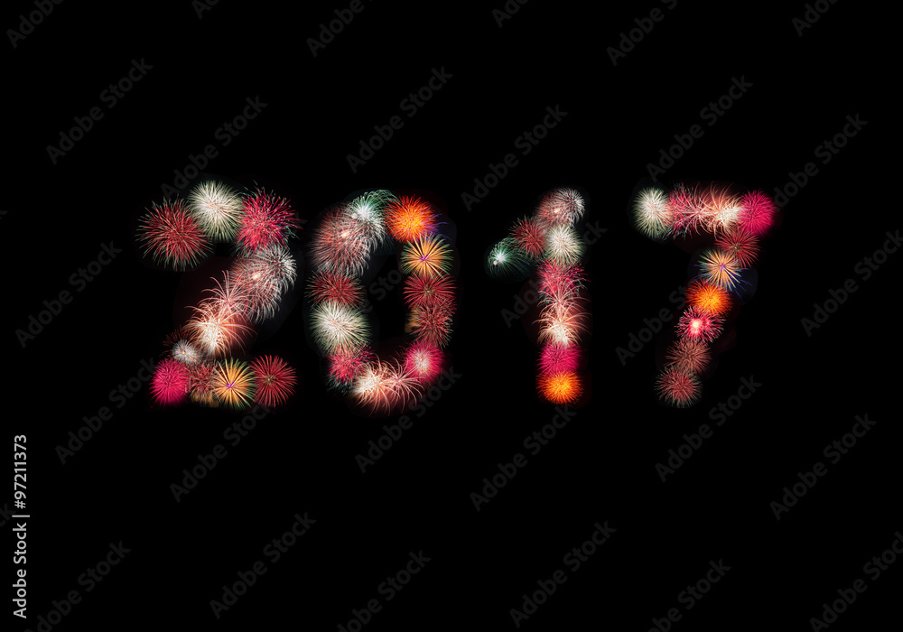 New Year fireworks 2015