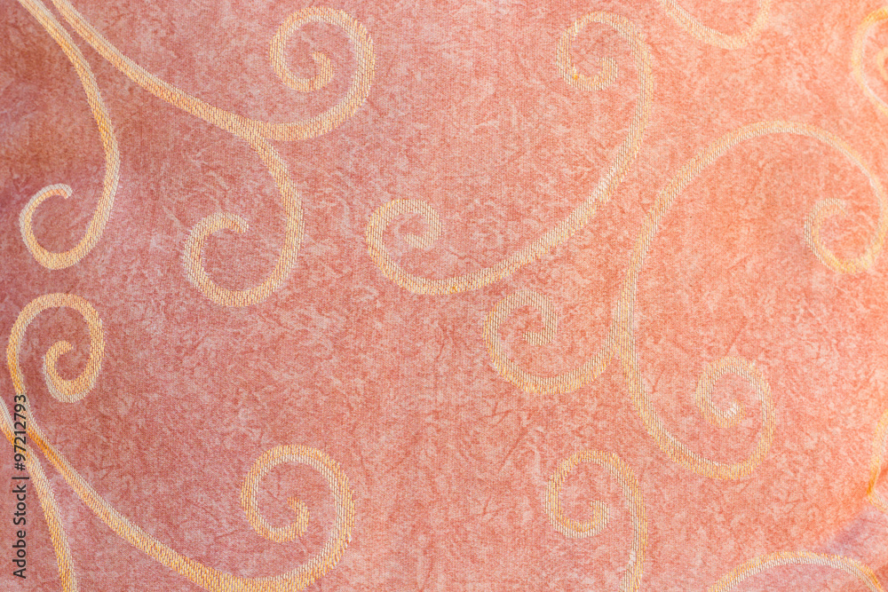 Fototapeta premium Lace wood bright on the pillow background texture.