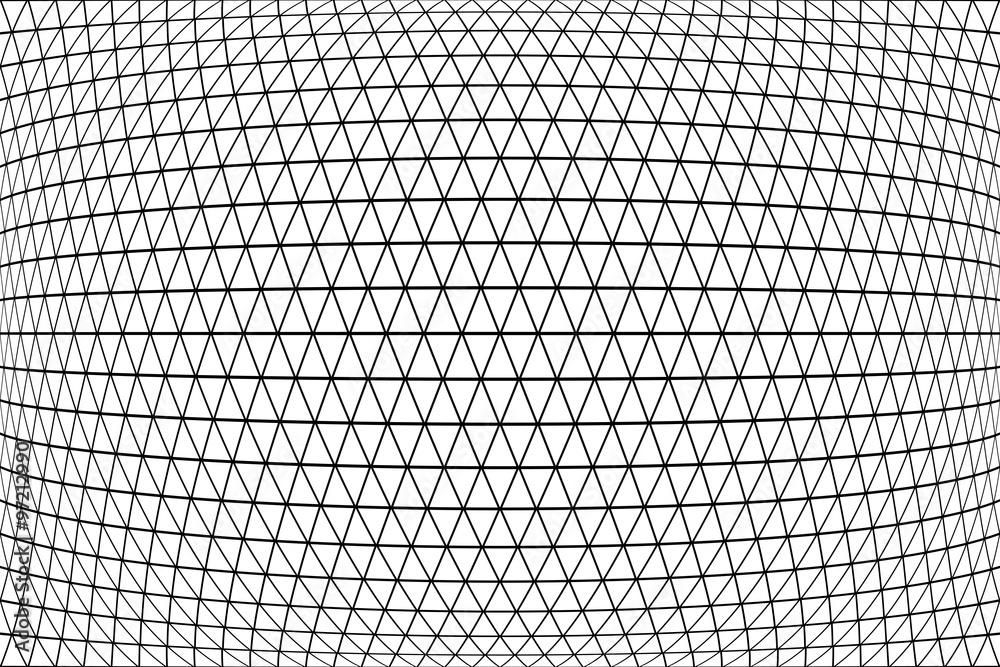 Triangles, diamonds and  hexagons pattern.