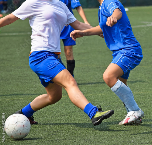 Female soccer match
