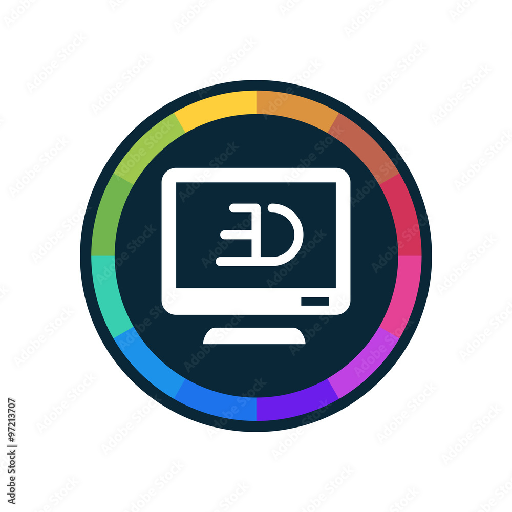 Colorful Web-Button Colorful Web-Button