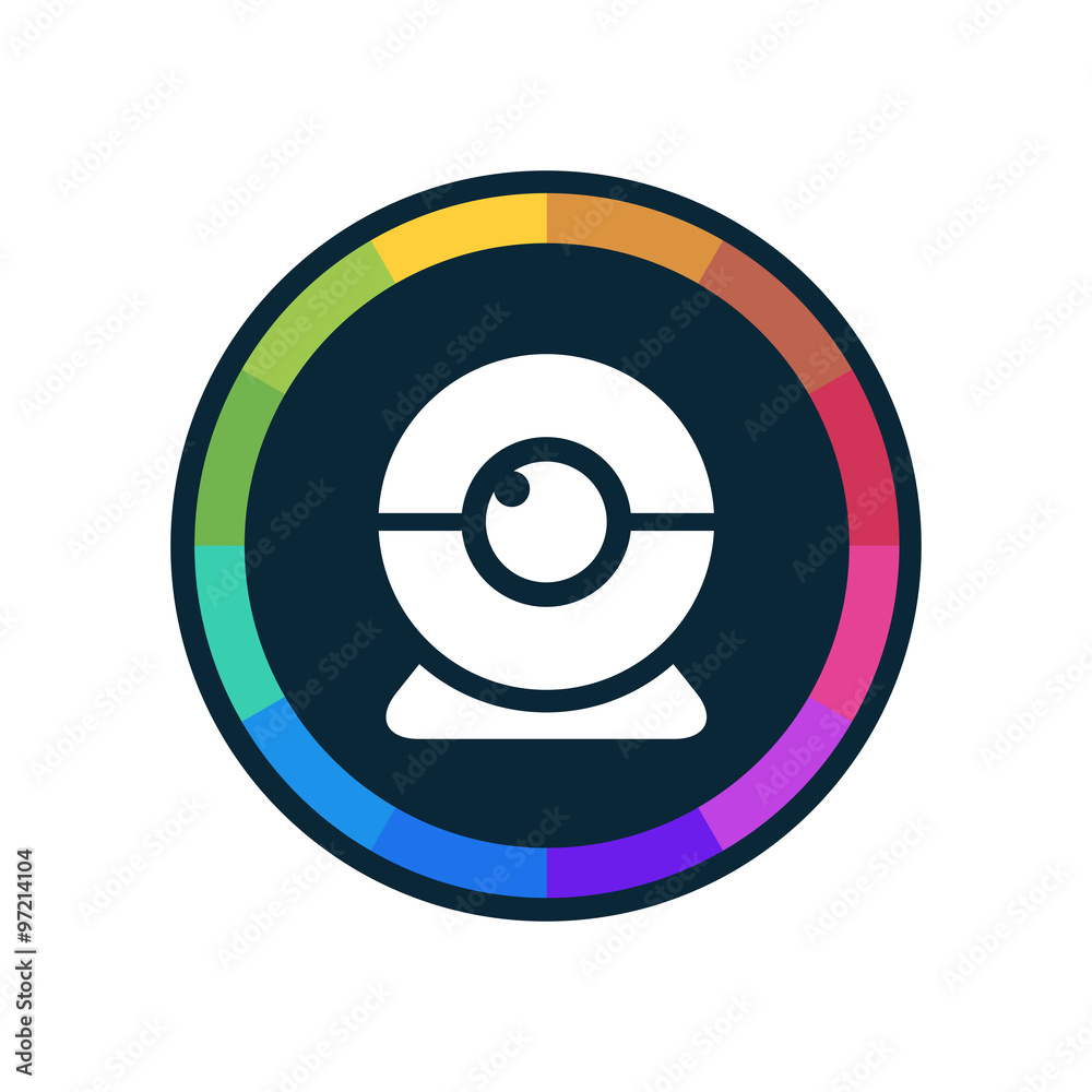 Colorful Web-Button