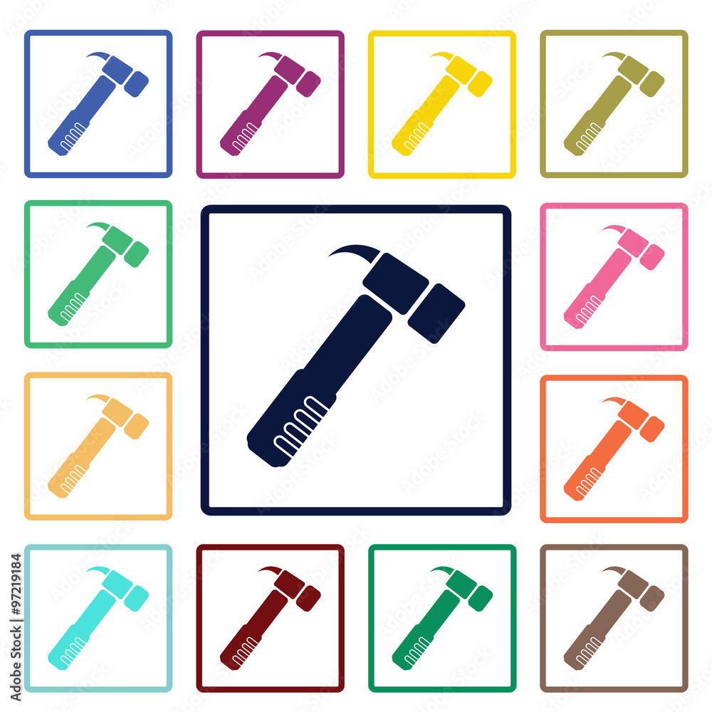Obraz premium Hammer icon