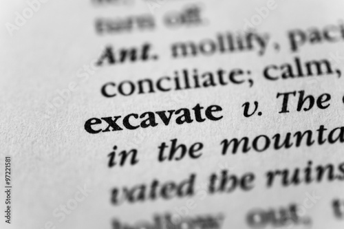 Excavate