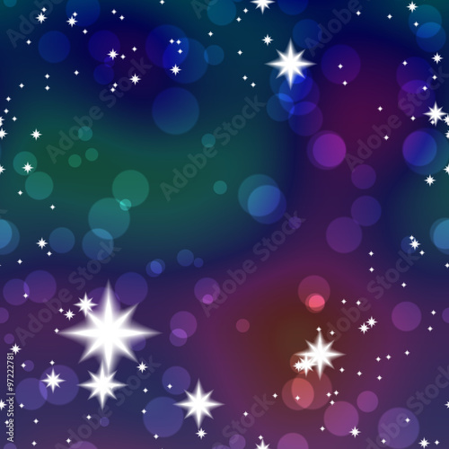 Night Colours background with stars © hanasch