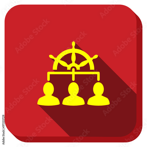 User Management Longshadow Icon