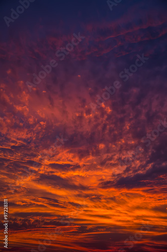 Red sky