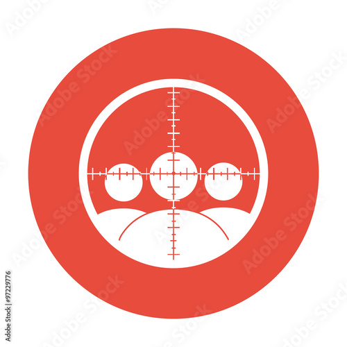 Sight device icon.