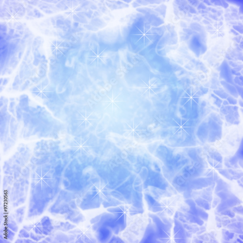 Wallpaper Mural Amazing abstract smoky texture with small sparkles on blue background Torontodigital.ca