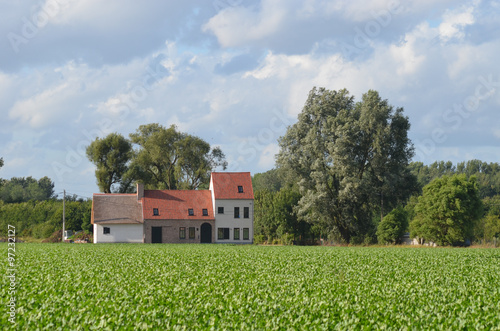 Flemish house in rural area