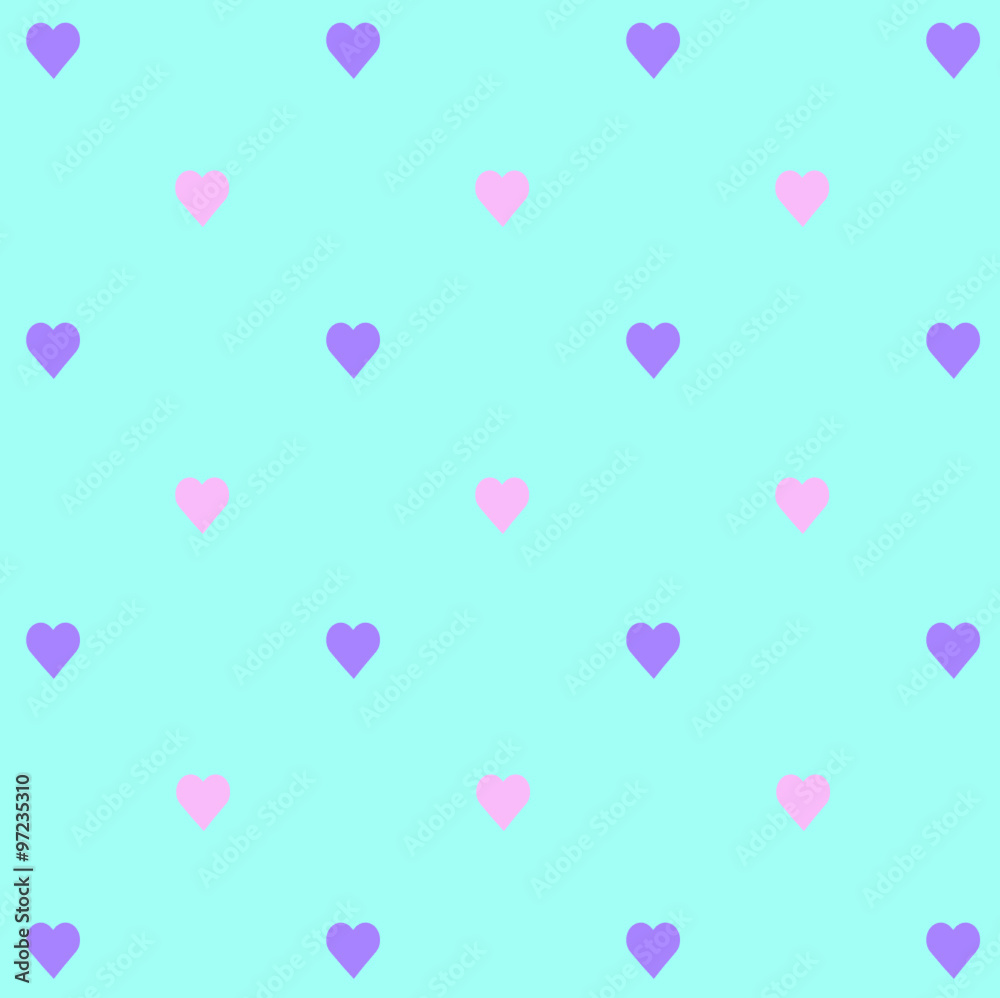 Valentine's day background. Pattern with hearts.