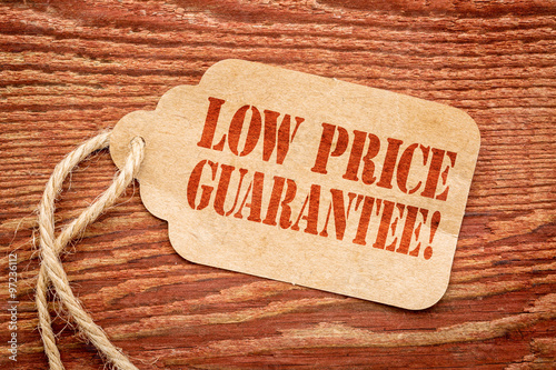 low price guarantee on paper tag
