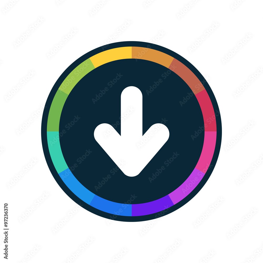 Colorful Web-Button Colorful Web-Button