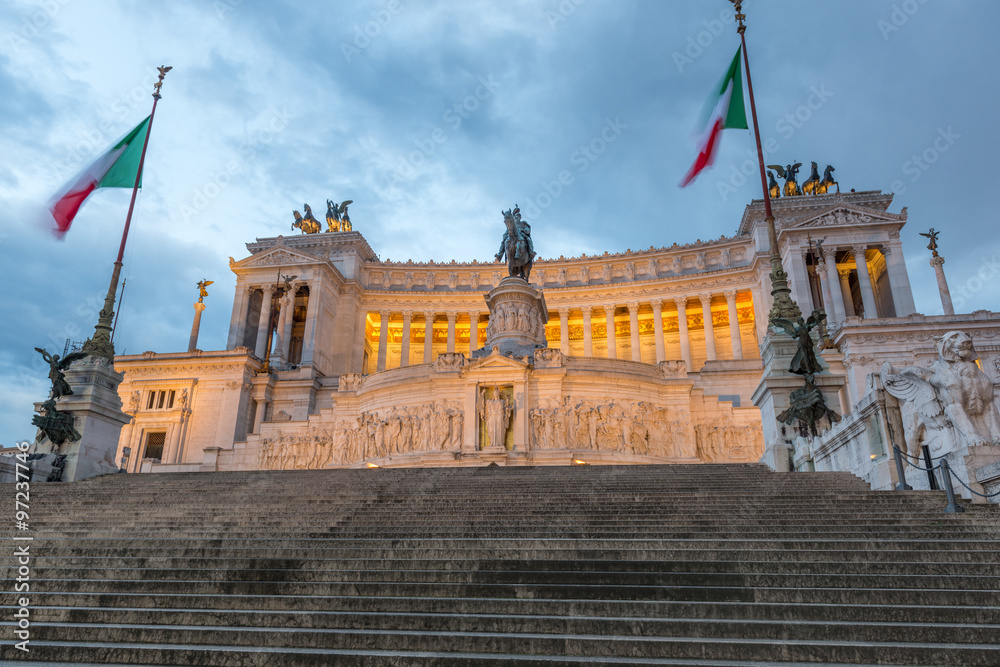 Monument of Vittorio Emanuele II in Rome, Italy