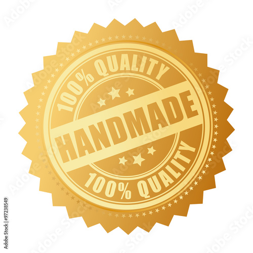 Handmade gold seal