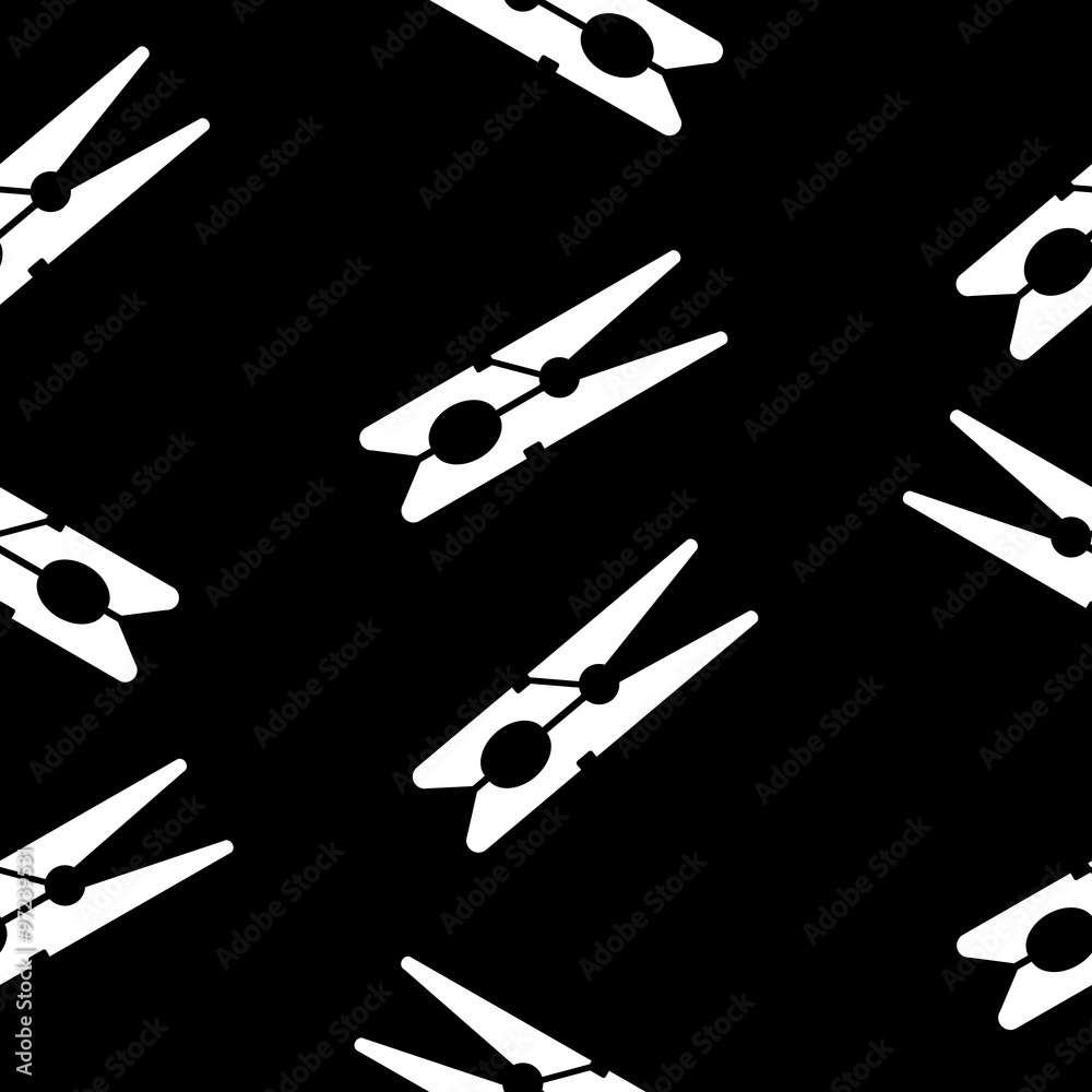 Clothes pin seamless pattern. Clothes pin seamless pattern.