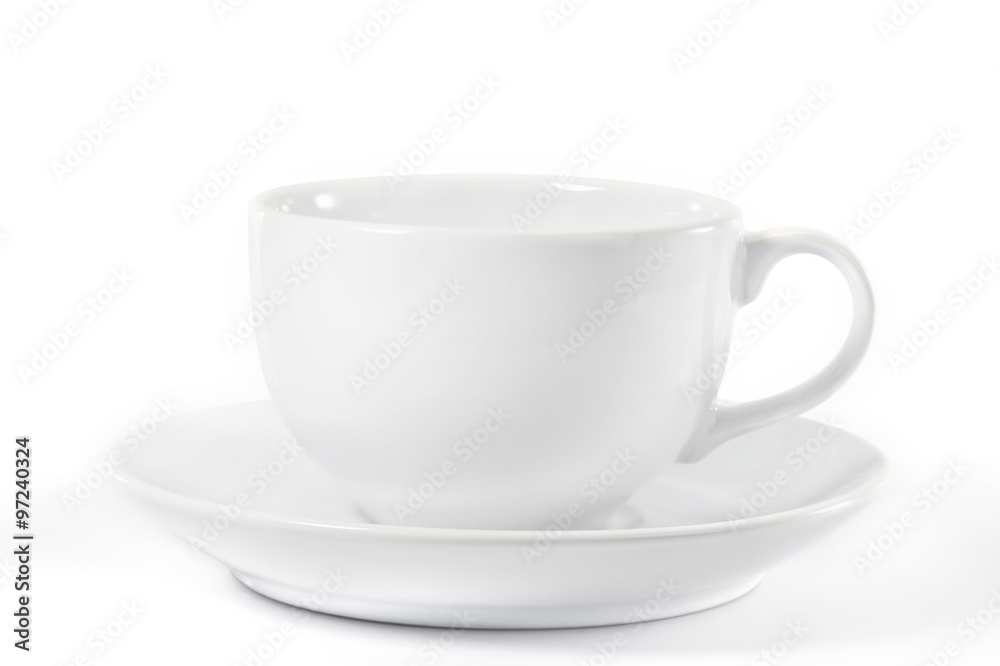 Coffee cup/Empty coffee cup and saucer on white background. Coffee cup/Empty coffee cup and saucer on white background.