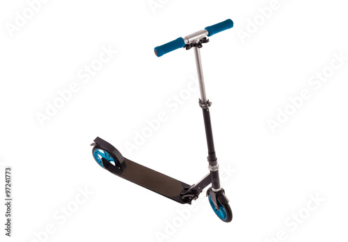 Black push scooter