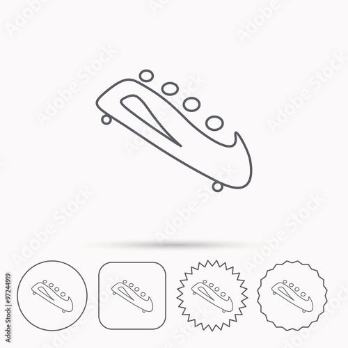Bobsleigh icon. Four-seated bobsled sign.