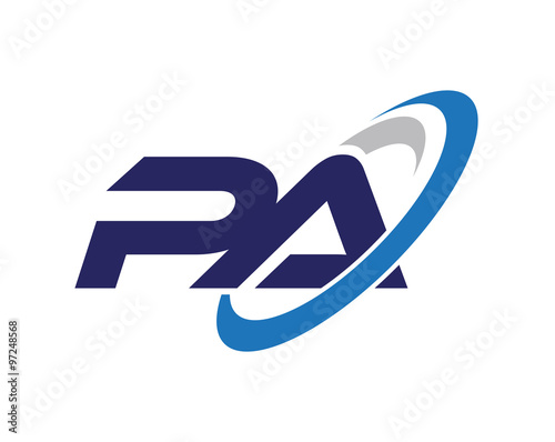 PA Swoosh Letter Auto Logo