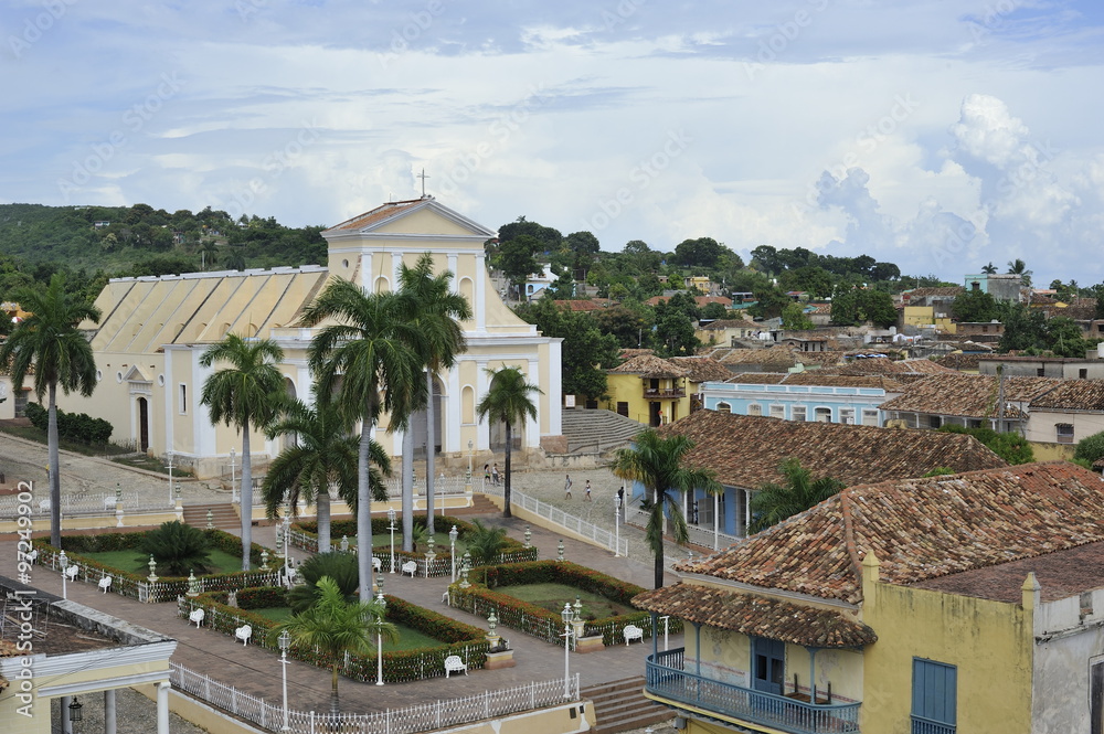 Obraz premium Trinidad, View of the city from the rooftops.