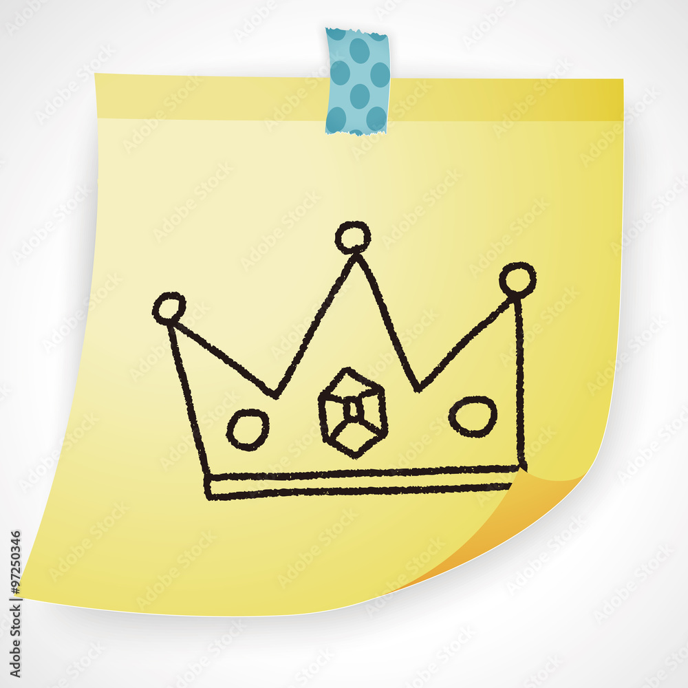doodle king crown