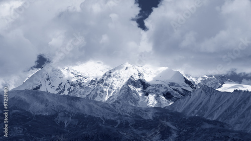 Snow Mountains in Tibet