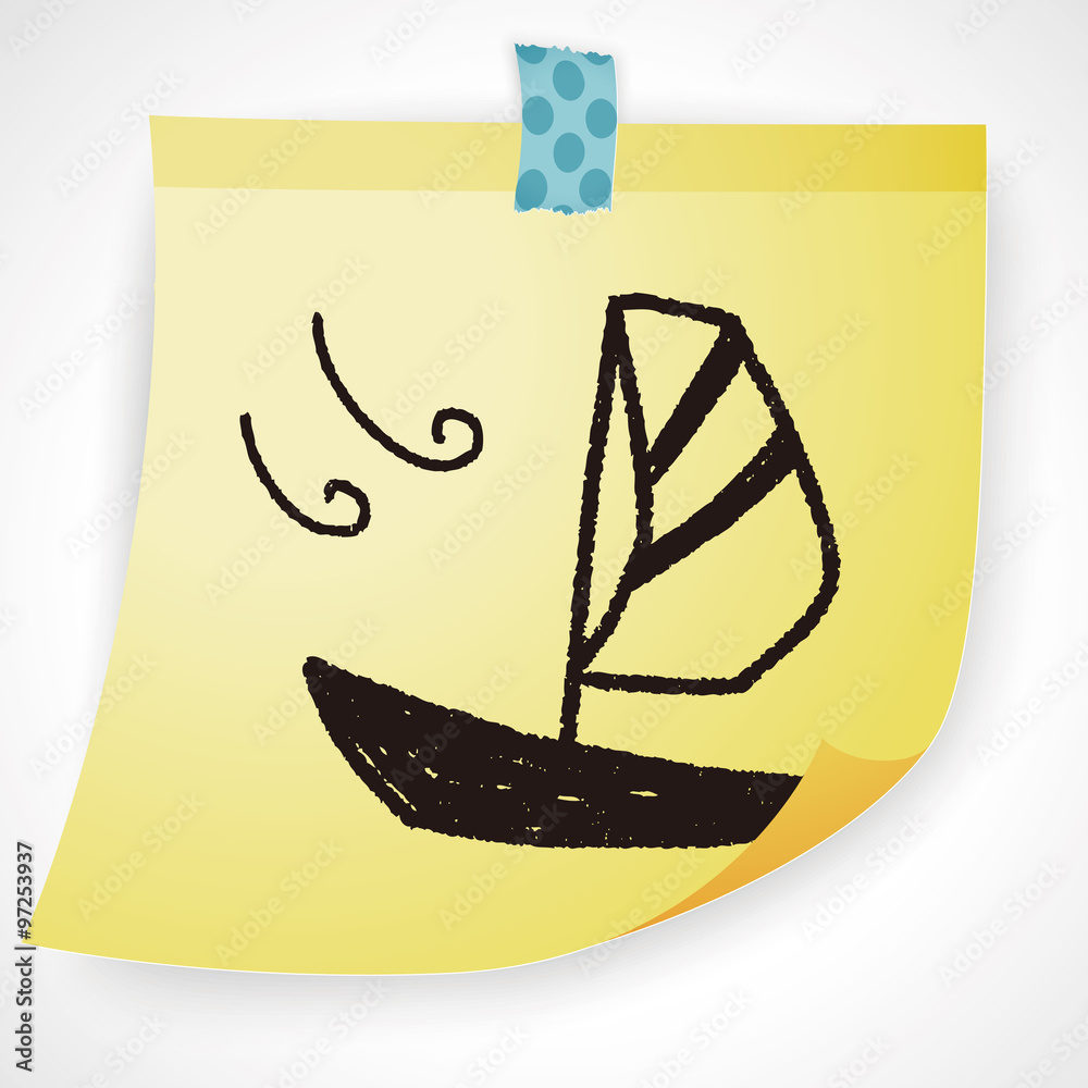doodle sailboat