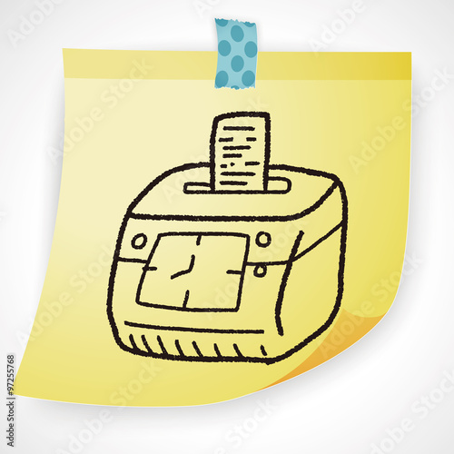 Time card doodle
