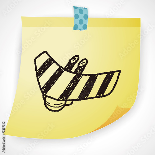 Hang gliding doodle