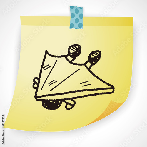 Hang gliding doodle