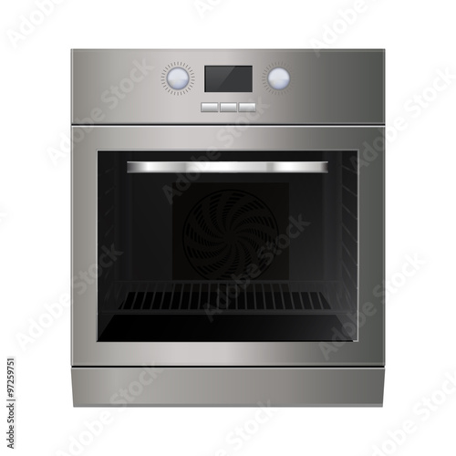 Electric oven.
