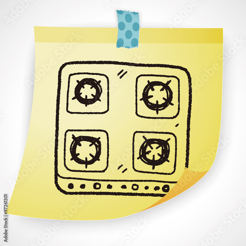 gas stove doodle
