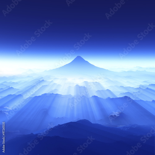 夜明けの富士山 © bigfoot