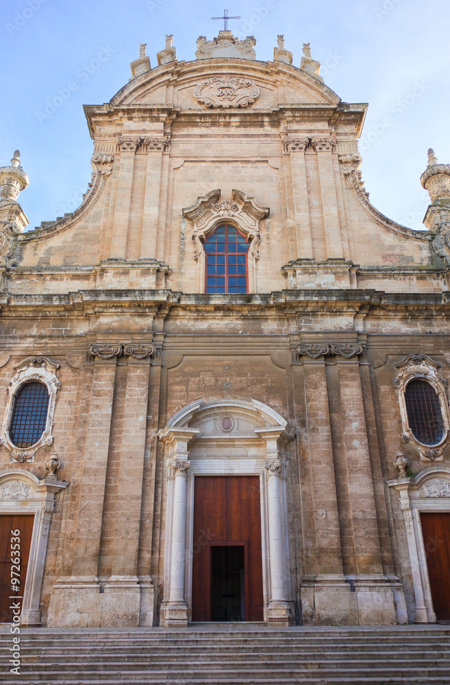 Basilica Cathedral Church of Monopoli. Puglia. Italy.
