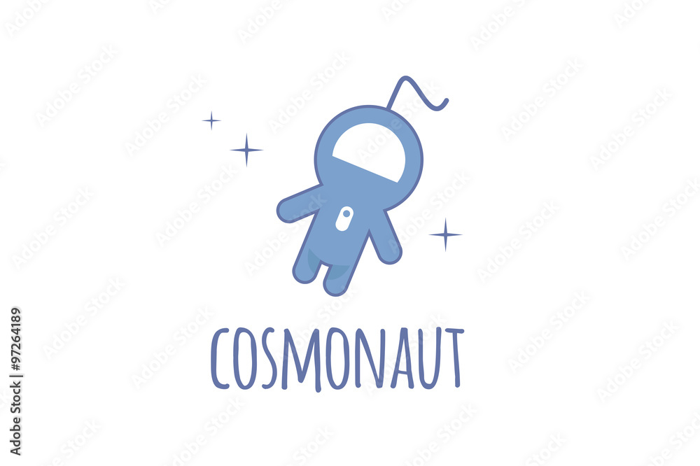 Cute astronaut vector illustration Cute astronaut vector illustration