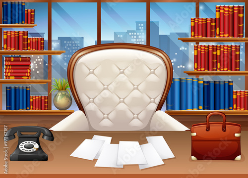 Business office fully furnished