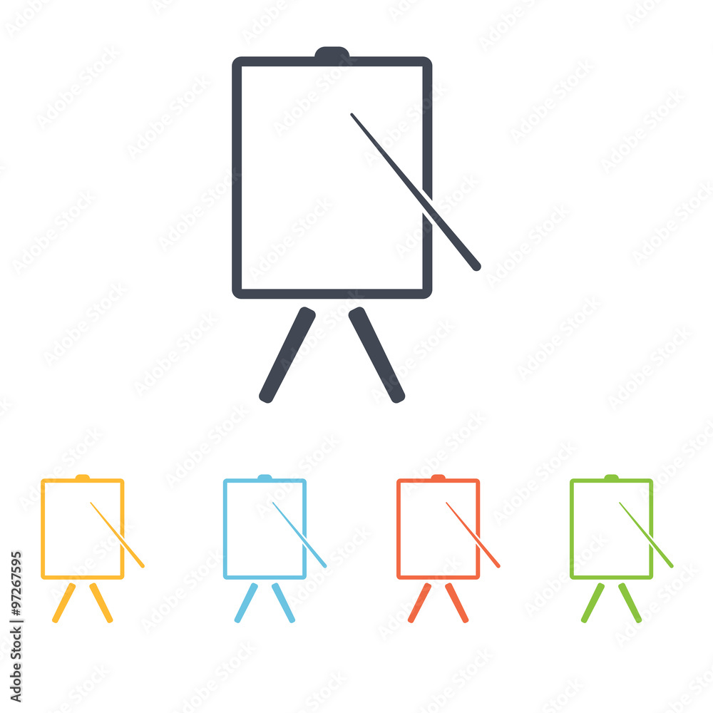 Flipchart icon Stock Vector Adobe Stock