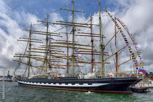 FRANCE. BREST-JULY-17, 2012: festival of sailing in the port of
