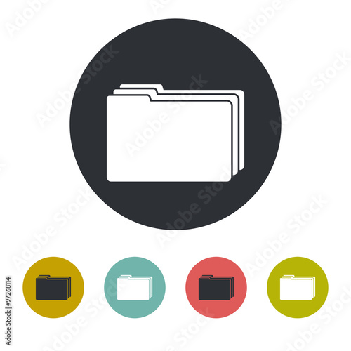 Free Download Folder with documents icon - GFXLoad