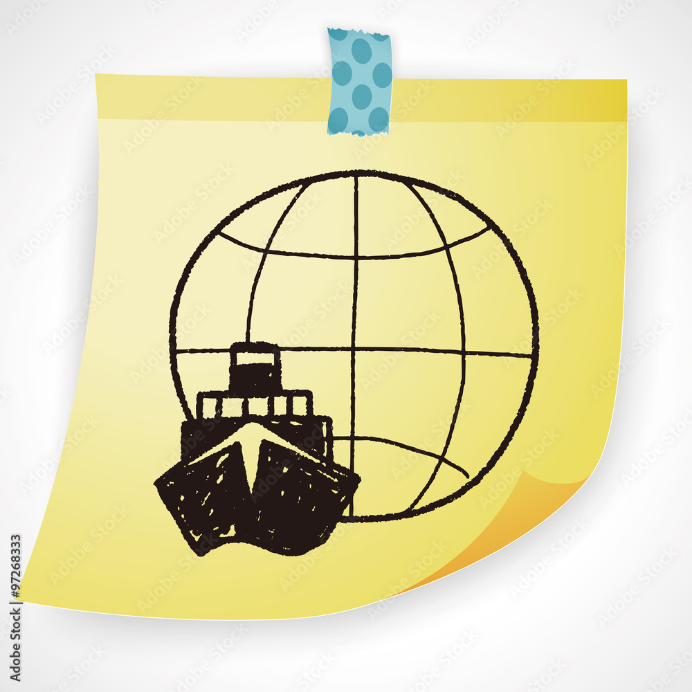 shipping doodle shipping doodle