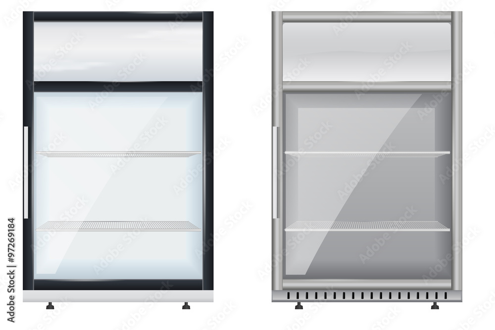 Fridge Drink with glass door. Mini display cooler Fridge Drink with glass door. Mini display cooler