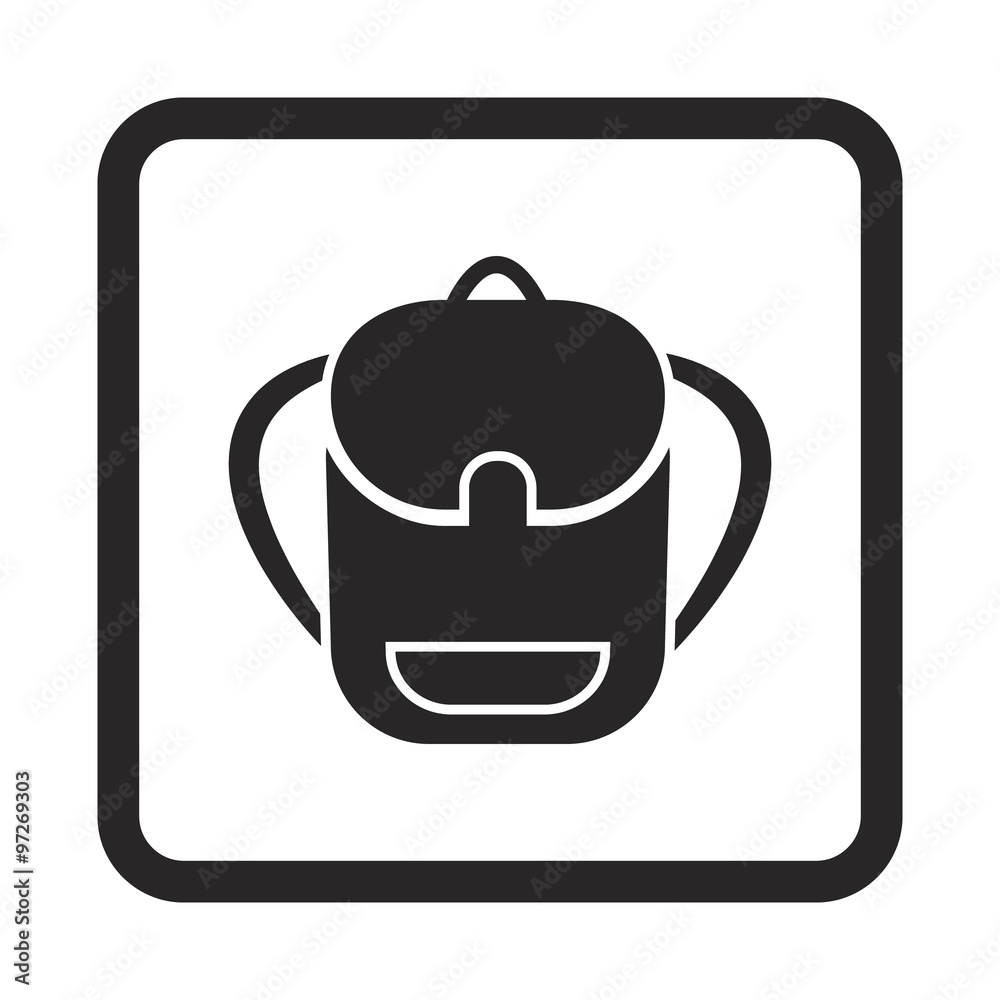 Obraz premium School bag icon