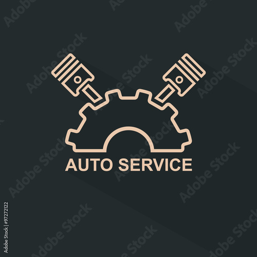 Car service logo,vector