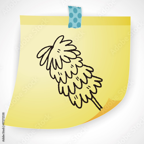 feather duster doodle
