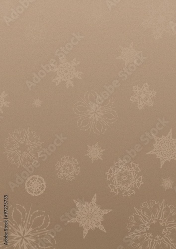 Snowflakes pattern vintage